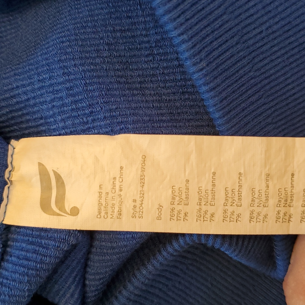 Fabletics Fitted Skirt — Blue — Midi — Size M - Picture 6 of 7